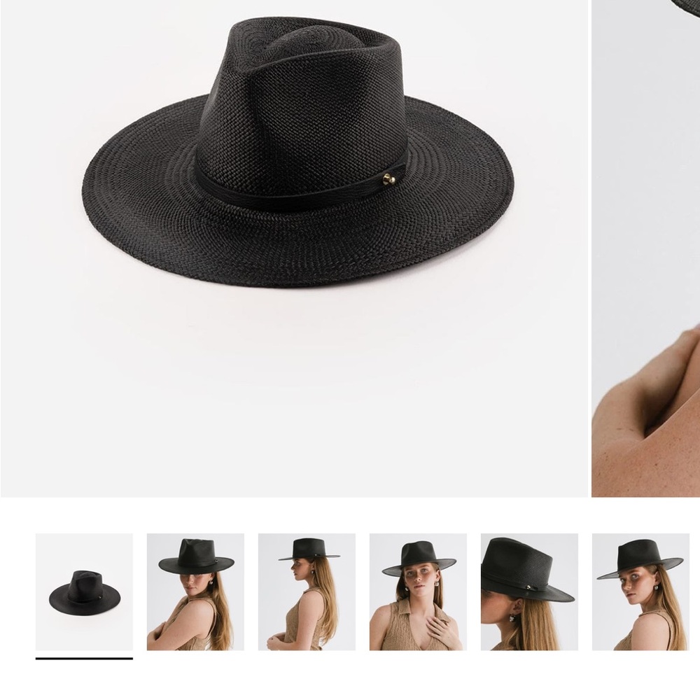 GIGI PIP Carmen Panama Straw Hat - S/M 57